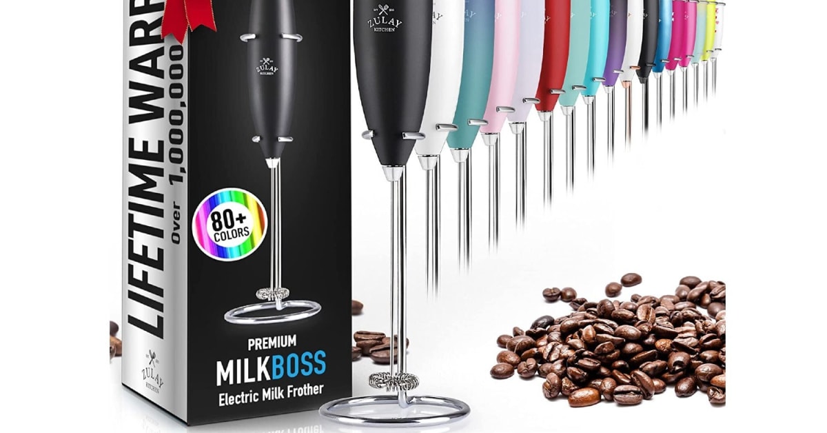 Milk Boss Electric Milk Frother Drink Mixer