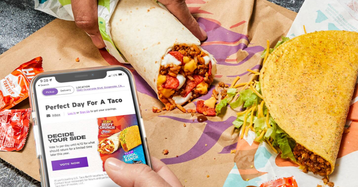 Taco Bell Is Holding Another Sound-Off On Which Classic Item To Bring ...