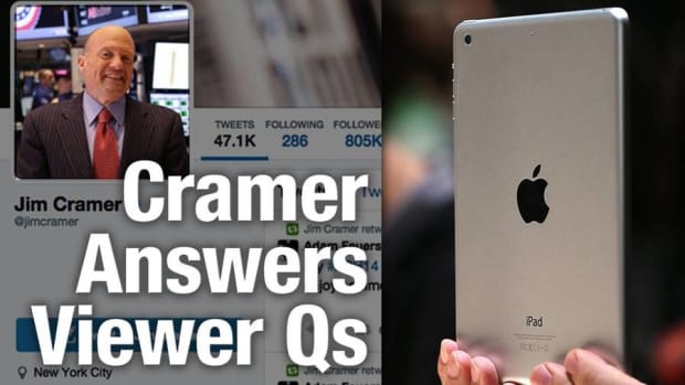 Jim Cramer Says Remember His Mantra, 'Own Apple, Don't Trade It'