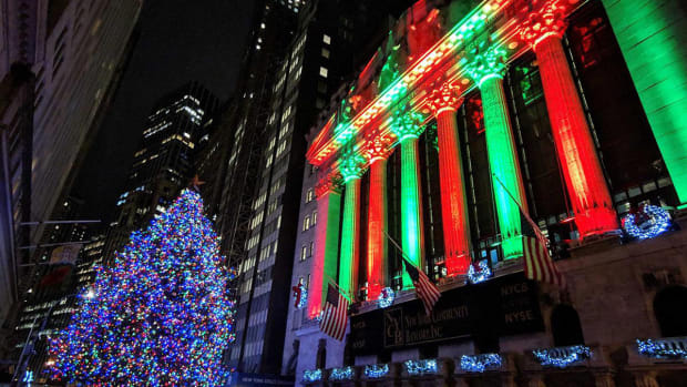 Wall Street Stock Market Christmas