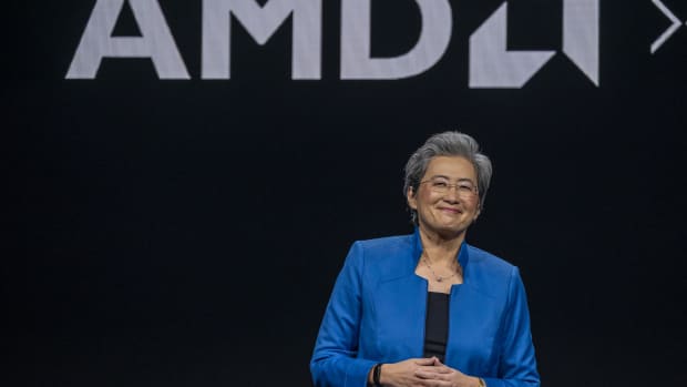 AMD added 4% after strong financial results and outlook.