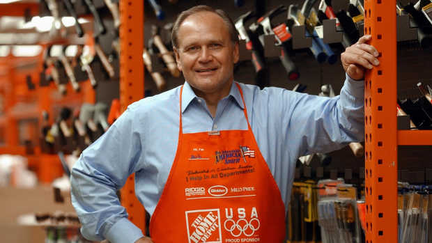 Former chairman, president and CEO of The Home Depot Robert (Bob) Nardelli stands at the company's training facility.