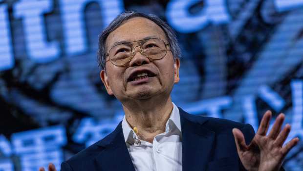 Charles Liang, chief executive officer of Super Micro Computer Inc., during the Computex conference in Taipei, Taiwan, on Wednesday, June 5, 2024. The trade show runs through June 7. Photographer: Annabelle Chih/Bloomberg via Getty Images