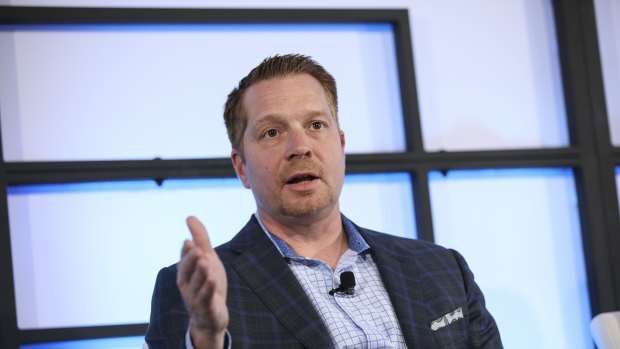 George Kurtz, co-founder and chief executive officer of Crowdstrike Inc., speaks during the Montgomery Summit in Santa Monica, California, U.S., on Wednesday, March 8, 2017. The summit gathers entrepreneurs, investors, and leading executives to discuss the most important innovations in business and technology. Photographer: Patrick T. Fallon/Bloomberg via Getty Images