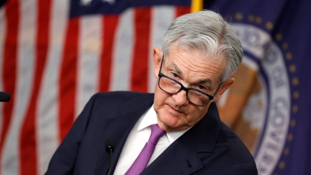 WASHINGTON, DC - SEPTEMBER 20: Federal Reserve Board Chairman Jerome Powell speaks during a news conference after a Federal Open Market Committee meeting on September 20, 2023 at the Federal Reserve in Washington, DC. In the face of slowing inflation and strong consumer spending, the Federal Reserve announced that it will keep the interest rate steady, holding the benchmark borrowing rate to a range of 5.25% to 5.5%. (Photo by Chip Somodevilla/Getty Images)