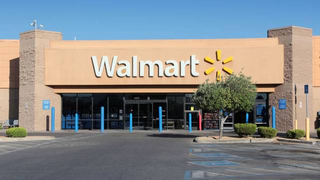 RIDGECREST, USA - Walmart store in Ridgecrest, California.