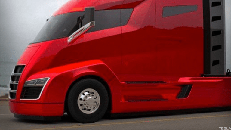 Tesla Stock Pops As Pepsico Pre Orders 100 Semi Trucks