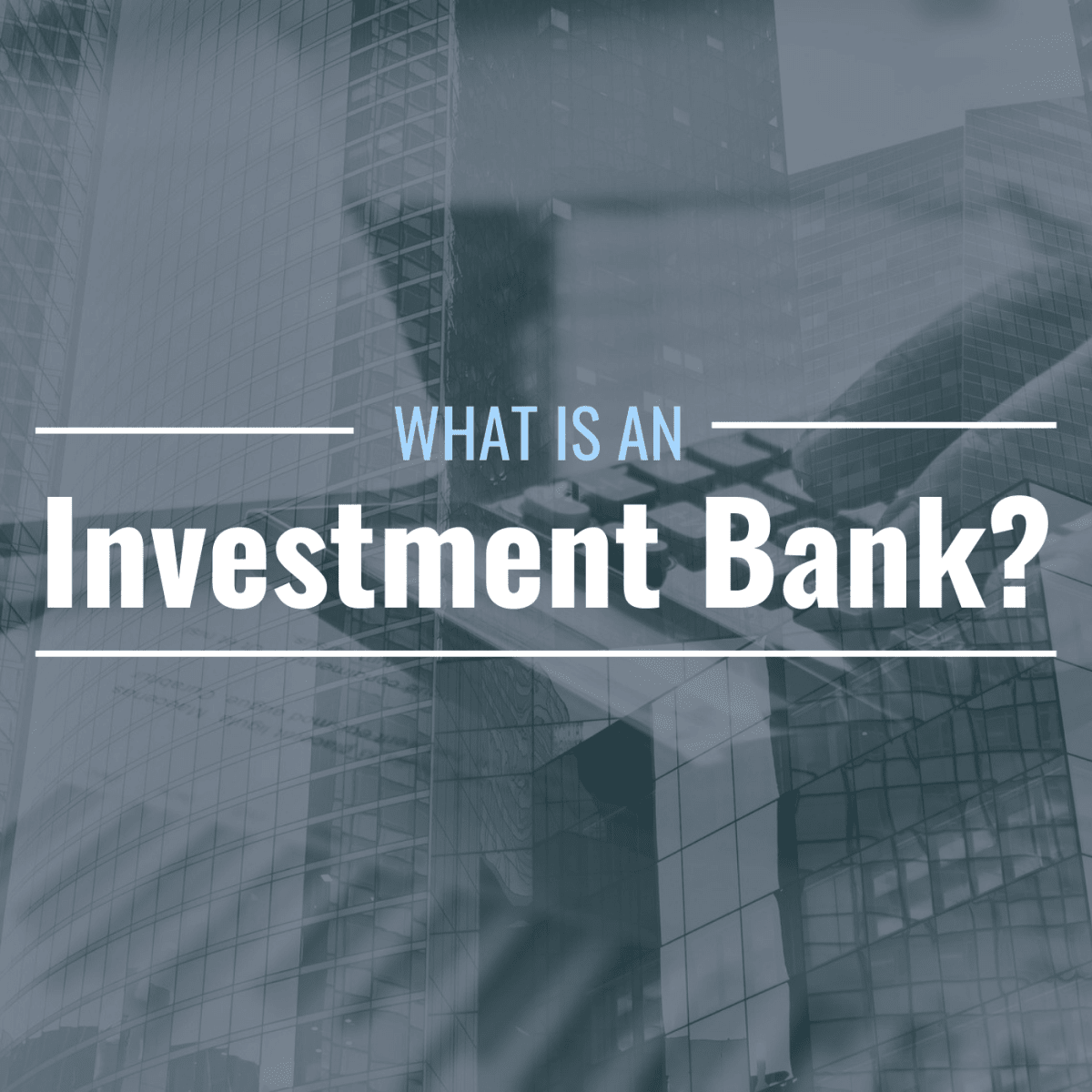 What Is an Investment Bank Definition Function Examples