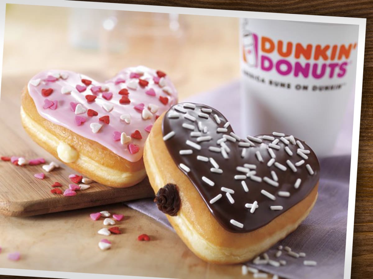 Tim Hortons' Valentine's Day Menu Includes Heart-Shaped Donuts