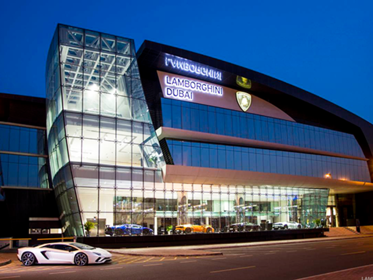 Lamborghini Just Opened Its Largest Dealership in the World, and Of Course  It's in Dubai - TheStreet