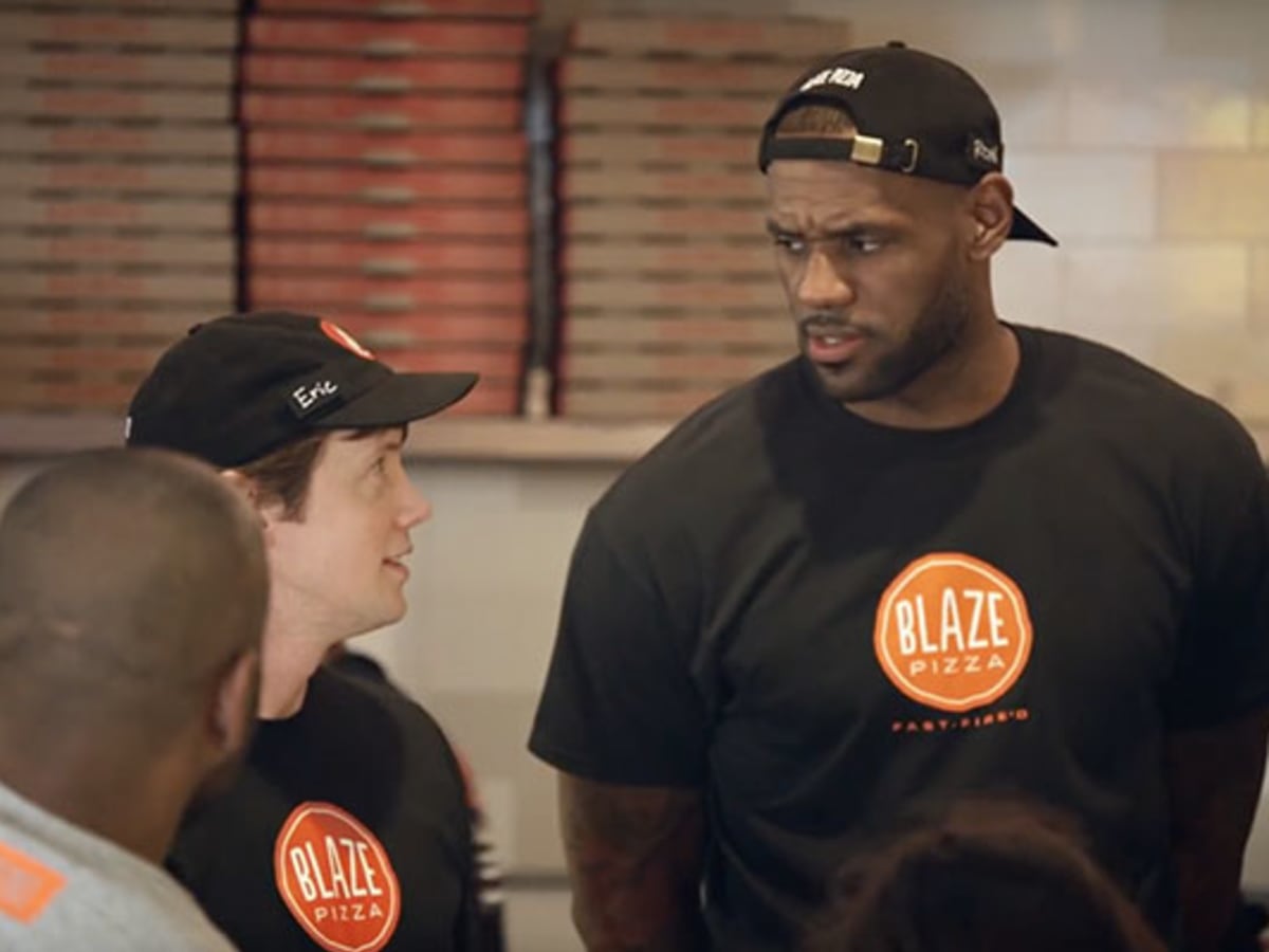 Blaze pizza owner cheap lebron james