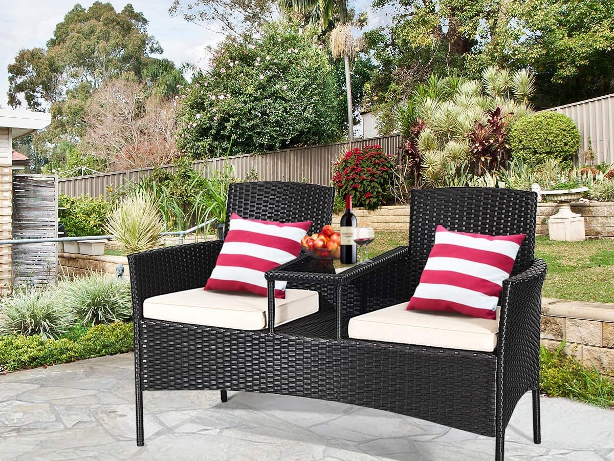 cheap red patio furniture