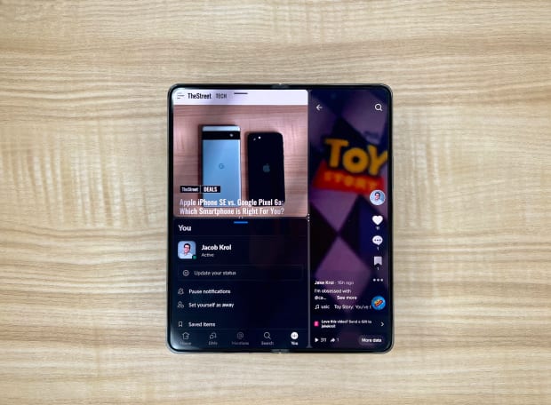 Samsung Galaxy Z Fold 4 Review The Grown Up Flip Phone Thestreet