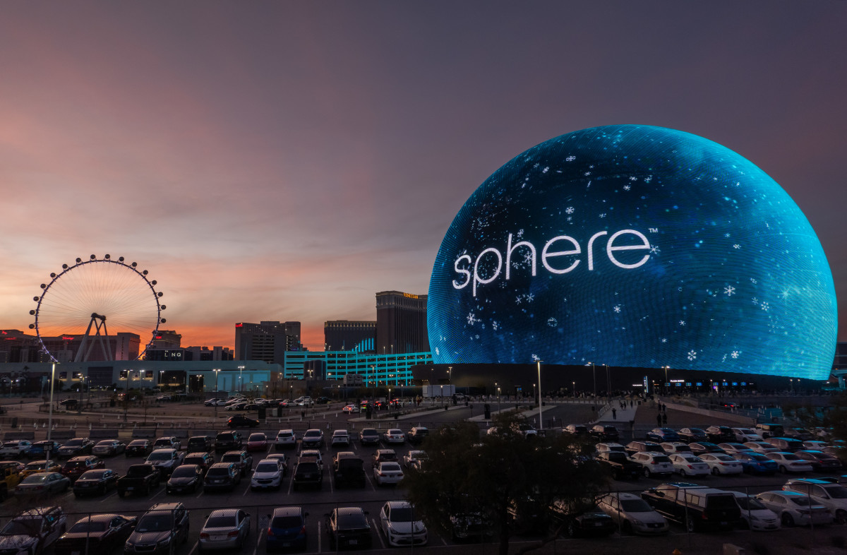 Las Vegas Strip Sphere signs rock legends for longer residency