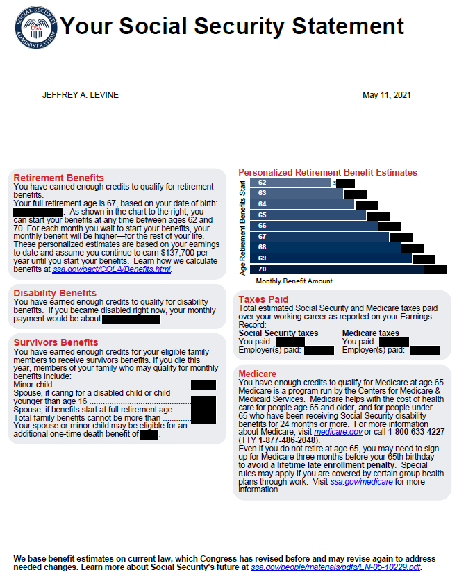 Ask the Hammer What’s Up with the New Social Security Statement