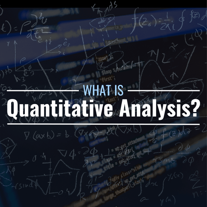 meaning of quantitative analysis in education