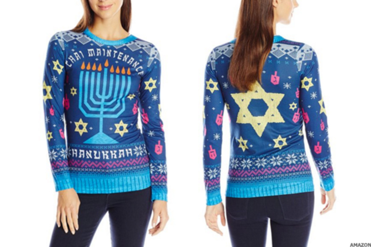 Star of david ugly on sale sweater