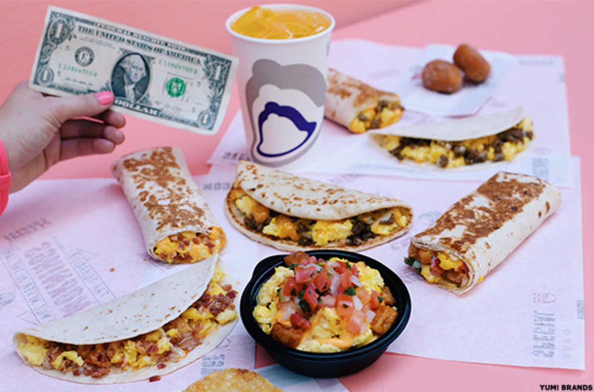 Taco Bell Launches Dollar Breakfast Menu As Battle With McDonald's (MCD ...