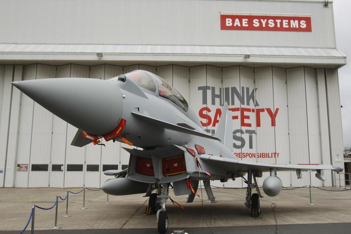 BAE Systems Confirms 2,000 British Job Cuts As Typhoon Jet Production ...