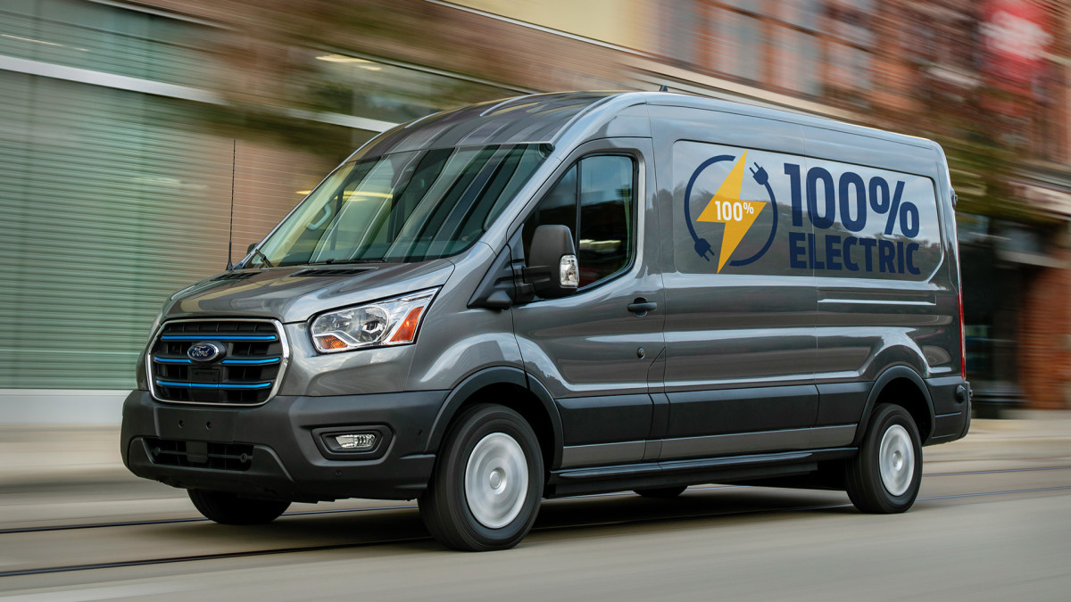 Ford Launches An Electric Cargo Van at 45000 TheStreet