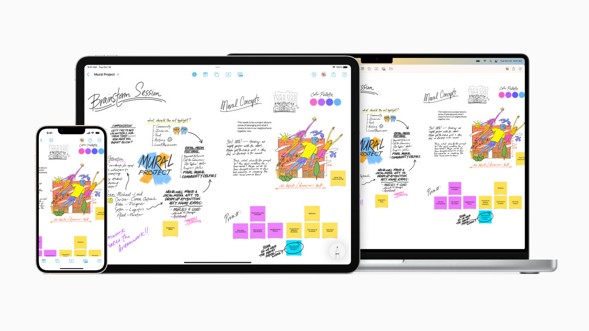 Apple's Freeform Is a Digital Whiteboard for Total Focus