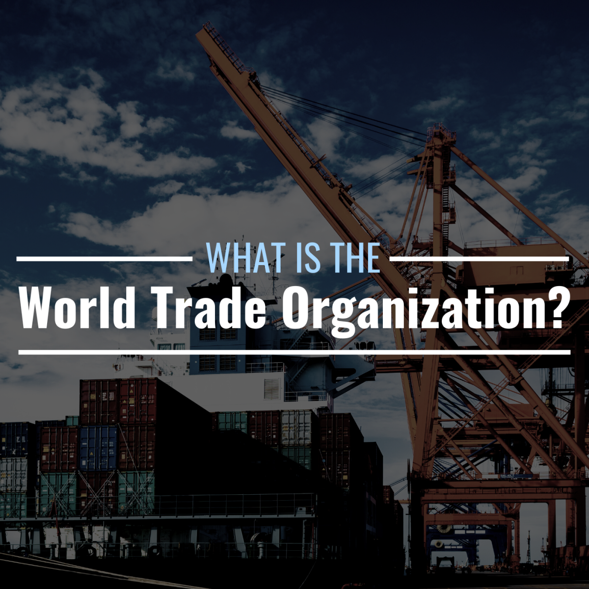 What Is The World Trade Organization Definition History TheStreet