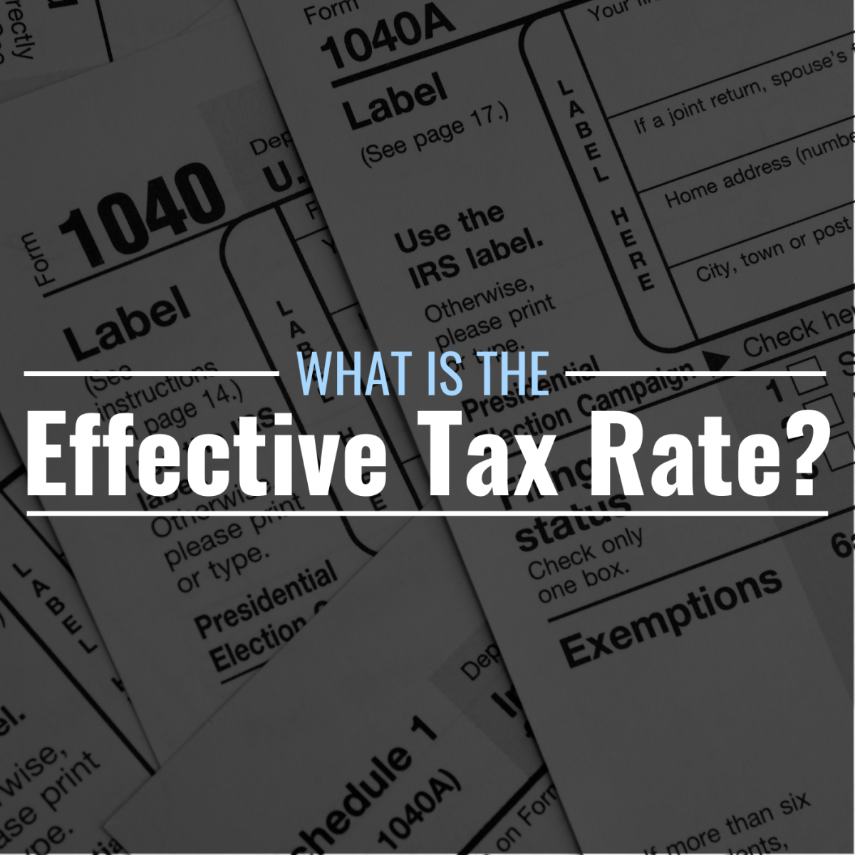 What Is the Effective Tax Rate? Definition & Example - TheStreet