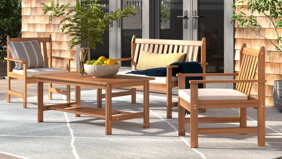 Patio table discount and chairs wayfair