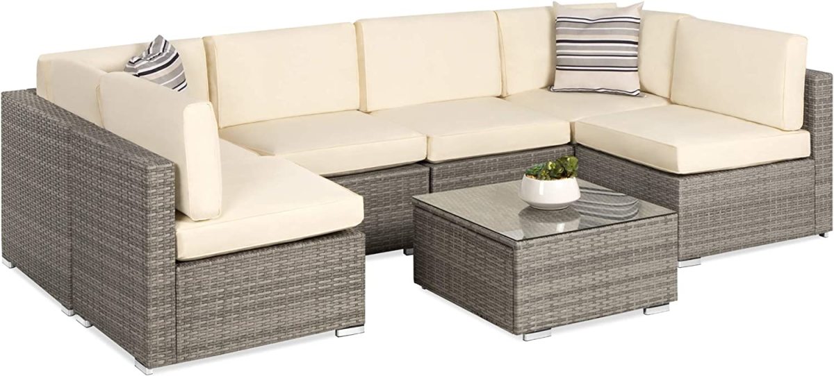 Best choice products online 7 piece sectional