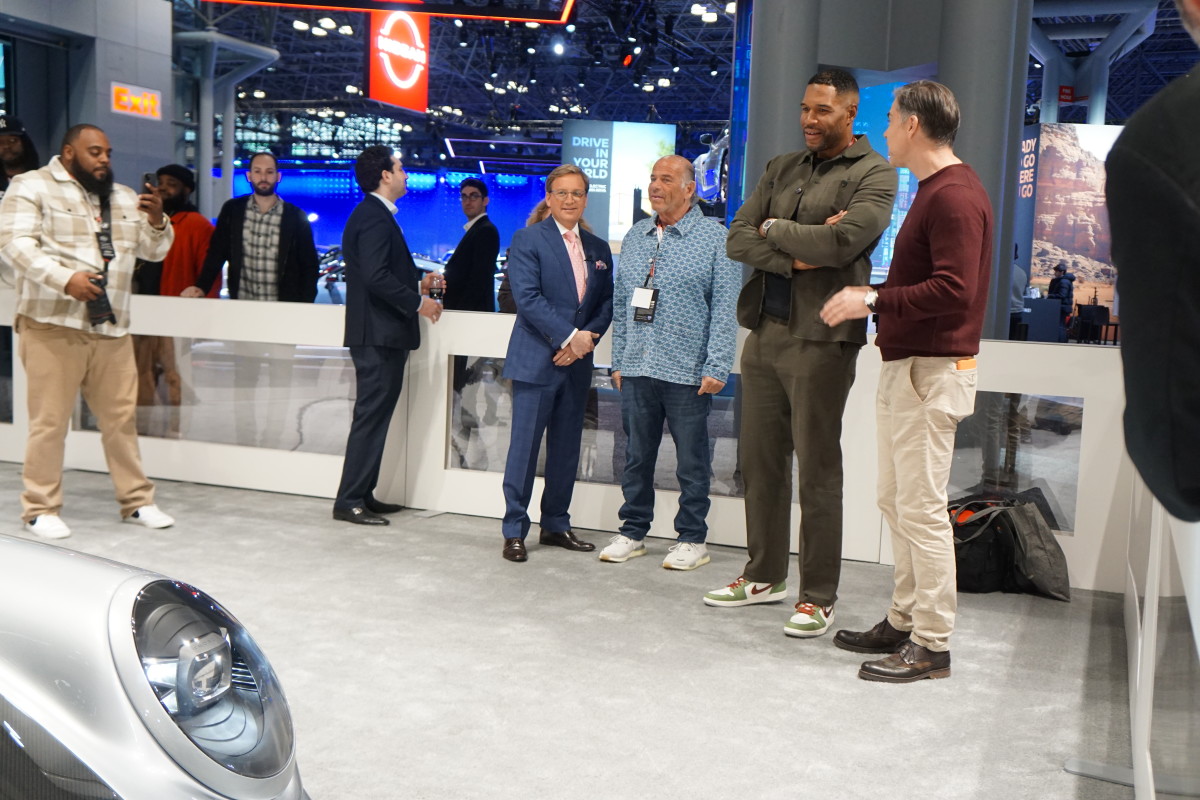 Michael Strahan’s custom, one-of-a-kind Porsche hybrid stood out at the ...