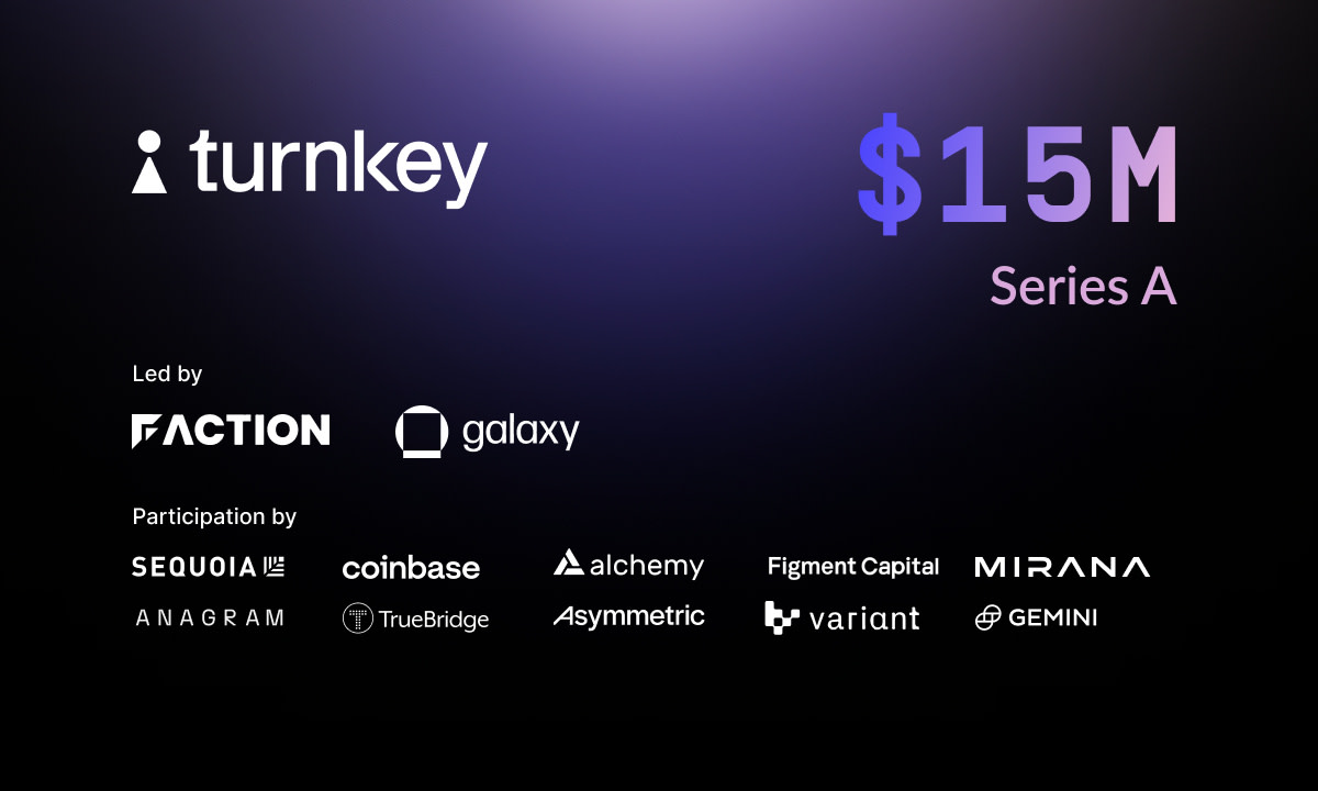 Turnkey Raises $15M Series A to Revolutionize the Crypto User ...