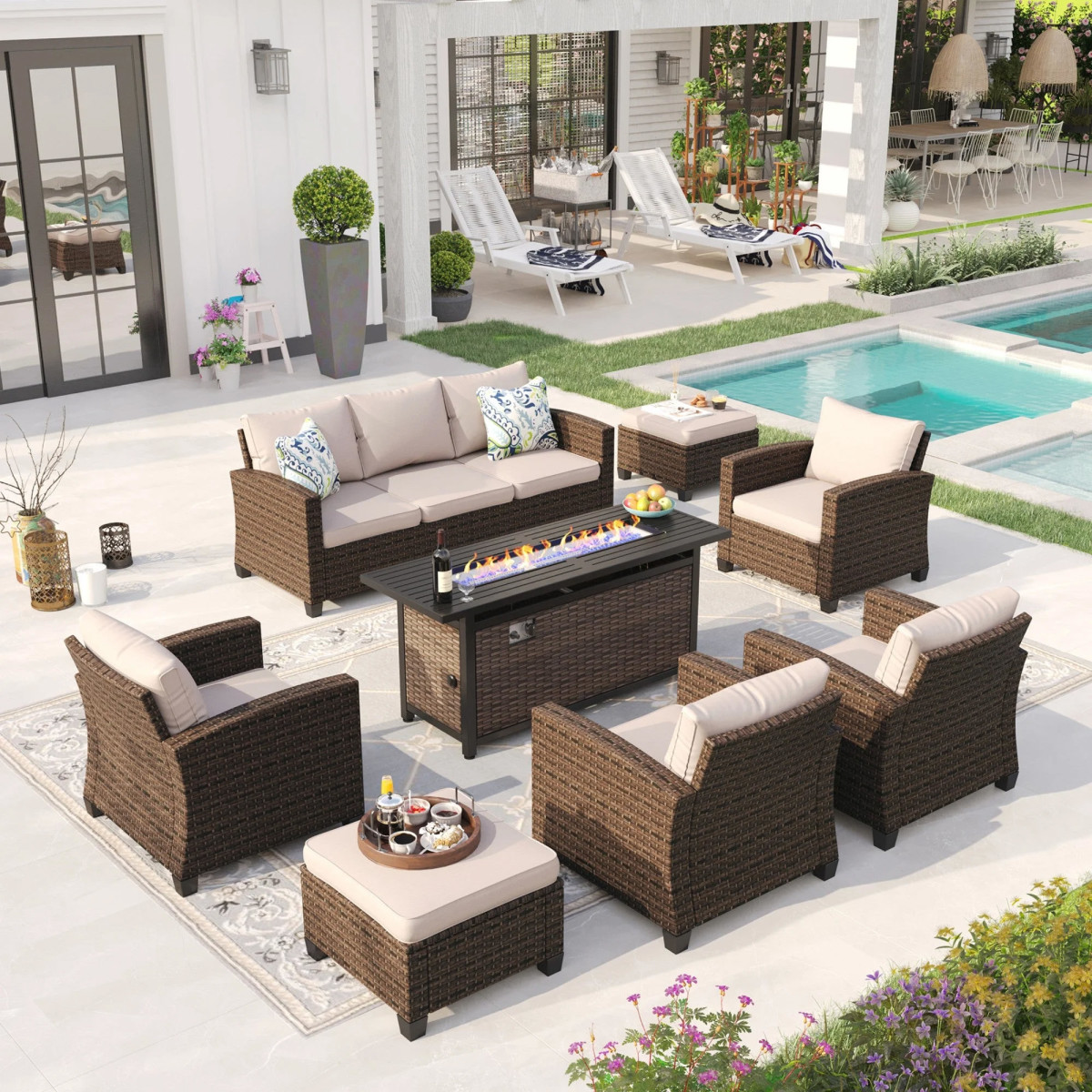 Walmart patio sets sale