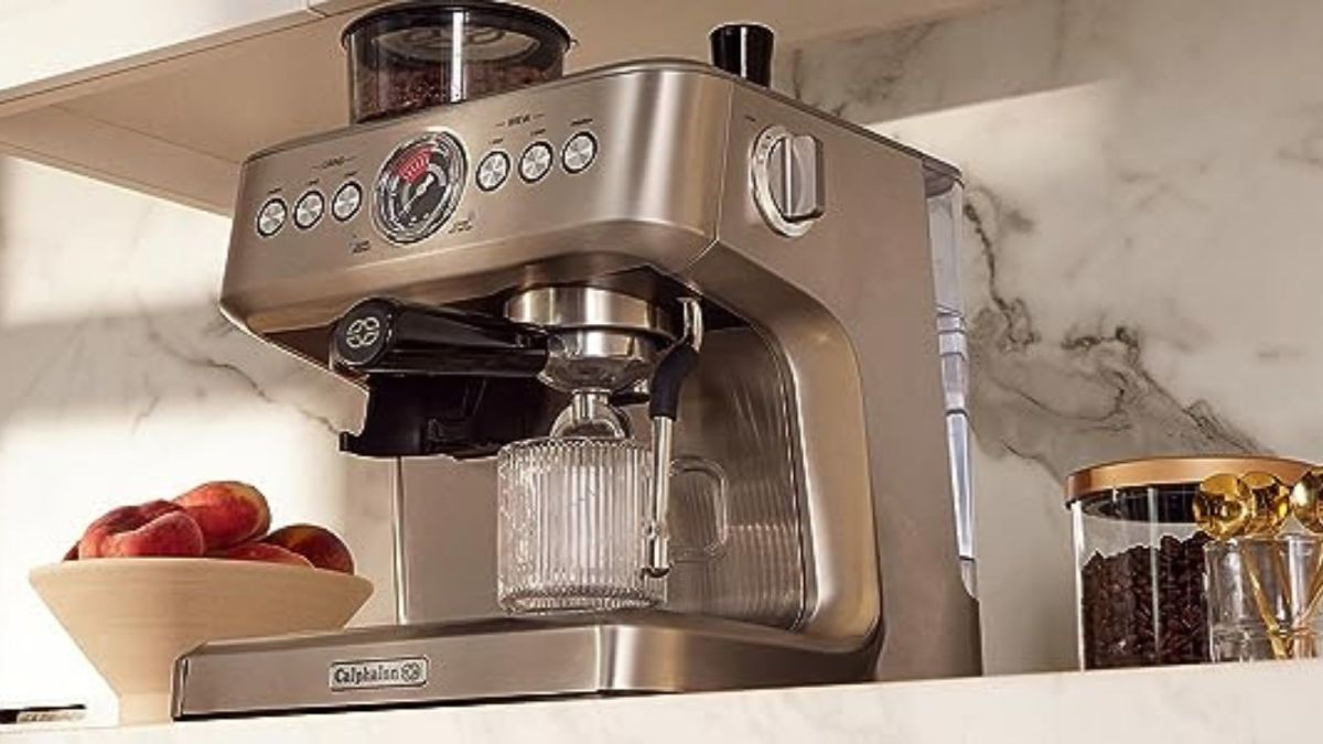 Calphalon Espresso Machine with Coffee Grinder 