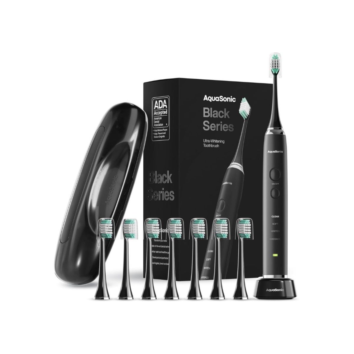 AquaSonic Elite Series Electric Toothbrush Black AS-ELITE-BK - Best Buy