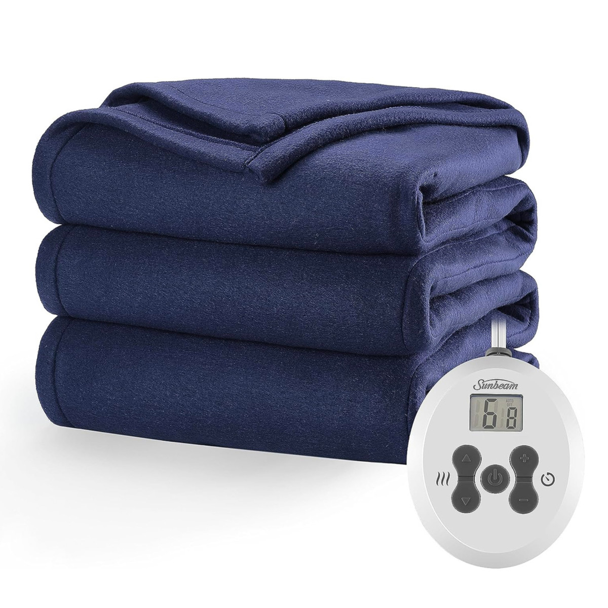 Sunbeam fleece heated online throw